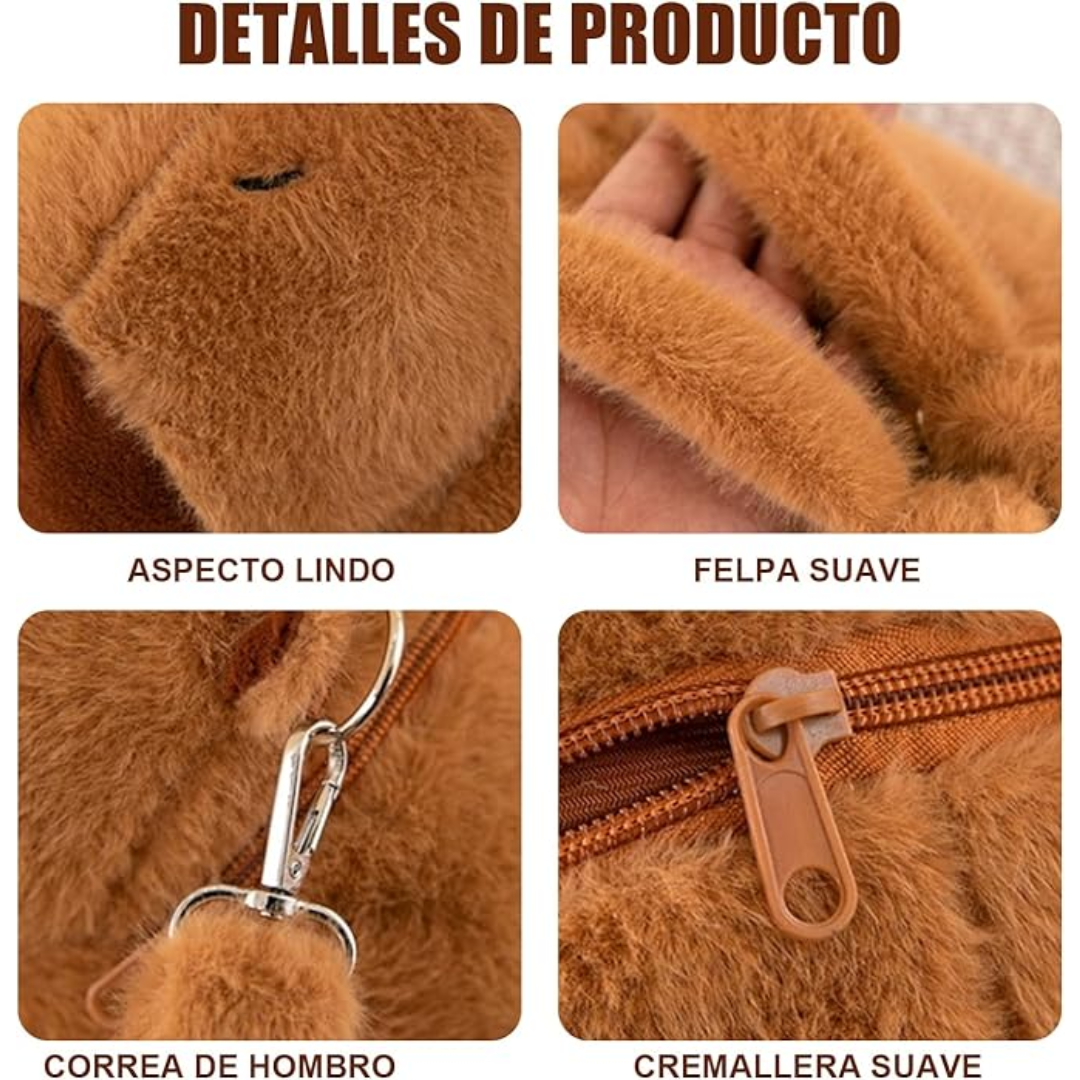 MOCHILA DE CAPIBARA ACOLCHADA