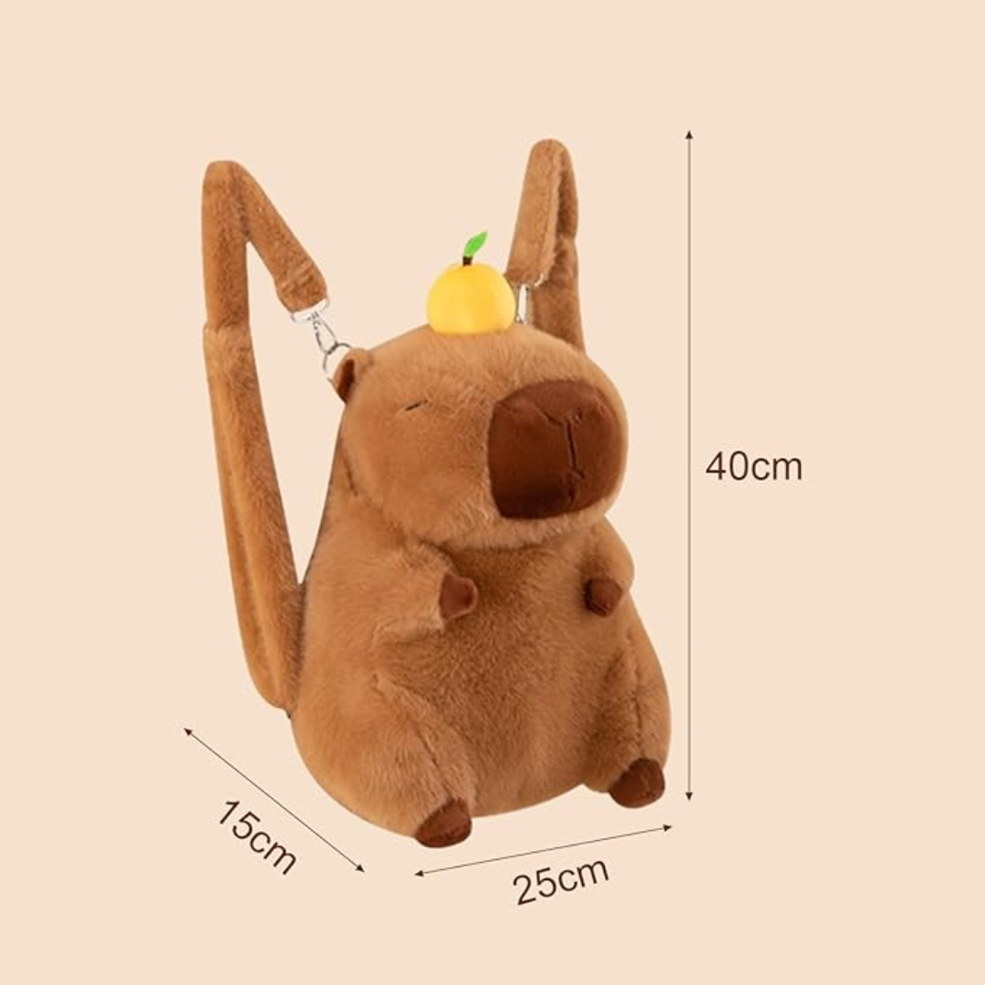 MOCHILA DE CAPIBARA ACOLCHADA